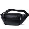 Leather Men's Bag, Men's Leather Phone Waist Bag, Leather Crossbody Bag, Multifunctional Sports and Leisure Crossbody Chest Bag