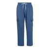Men's Loose Casual Multi-pocket Work Pants, Youth Stretch Waist Drawstring  Pants