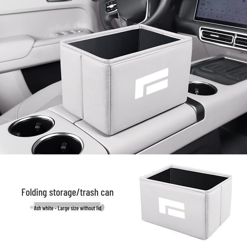 Jishi 01 Car Storage Box - Multi-functional Foldable Organizer & Trash Can