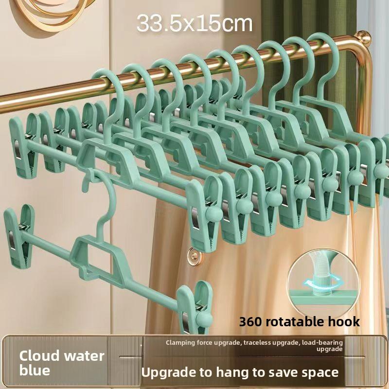 Haushalt Rutschfester Hosenständer Kleiderbügel Hosenaufbewahrung Jk Hängende Kleidung Edelstahl Rockklammer Trocknen Hosenklammer