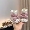 Warm Anti-Slip Pre-Walker Shoes & Socks for Baby Girls 0-10 Months
