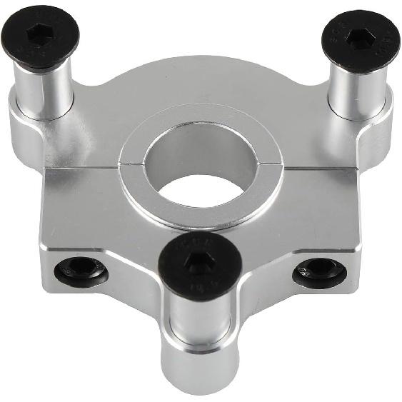 sthus Silver 1" 25mm / 1.5" 38mm CNC Adapter Fits 49cc 50cc 66cc 80cc Motorized Bike
