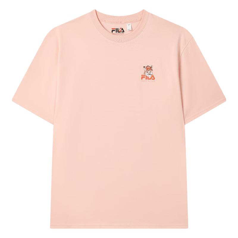 FILA Jackson Yee Fox Logo Casual T-Shirt L
