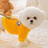 Autumn and Winter Bichon Yorkshire Small Dog Two-legged Sweater Cat Can Be Towed Warm Pet Dog Dog Clothes