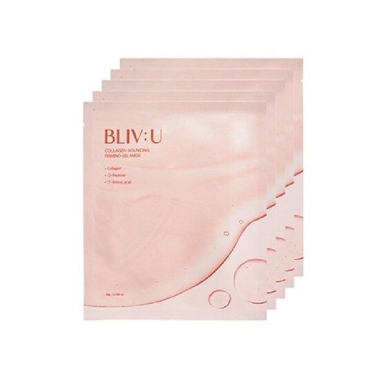 

BLIV:U Collagen Bouncing Firming Gel Mask K-beauty maskpack sheets 28g(5pcs)