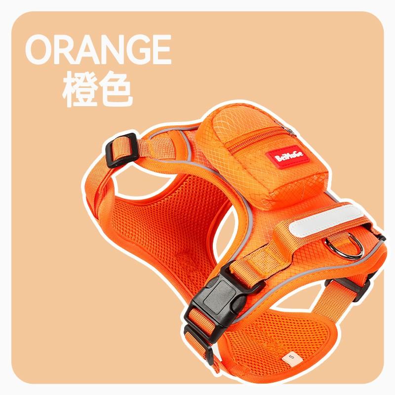 Adjustable Reflective Dog Harness With Leash Medium To Large Breeds Non-Stretch Oxford Fabric Chest Vest