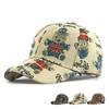 Bestickte Bären Baseballkappe Hartschale Damen Sonnenschutz Sonnenhut Herrenkappe