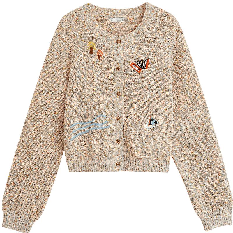 

Женский кардиган INMAN с вышивкой и мерцанием XL