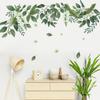 Decal Wall sticker Kitchen Living room Mural DIY Decoration Green Moisture-proof PVC Plant Removable Vinyl Art