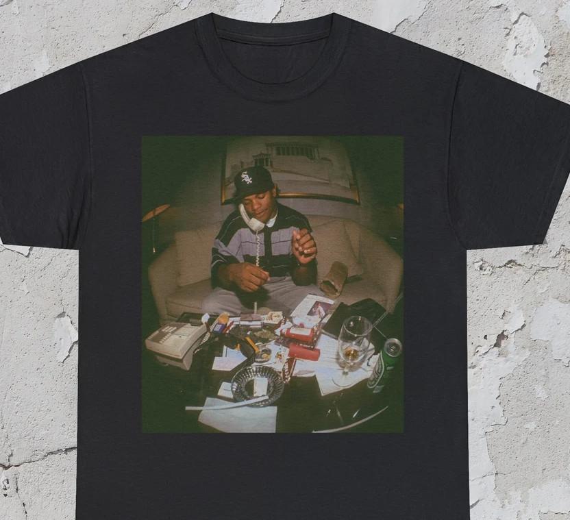 Eazy-E T-Shirt 90 S Hip Hop Unisex Gangsta Rap Old School Rap Unisex T-Shirt XXXL
