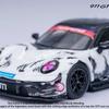 IVQR6 Pre-Sale Elowen Art 1:64 Porsche 911 Gt3 R Himalayan Yeti Snow Livery Limited Edition 500pcs Diecast Model Collectible Boys Toys