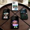 B-Bassie  Phone Case For iPhone 17,16,15,14,13,12,11 Plus,Pro Max,XS,Soft Silicone Black Cover