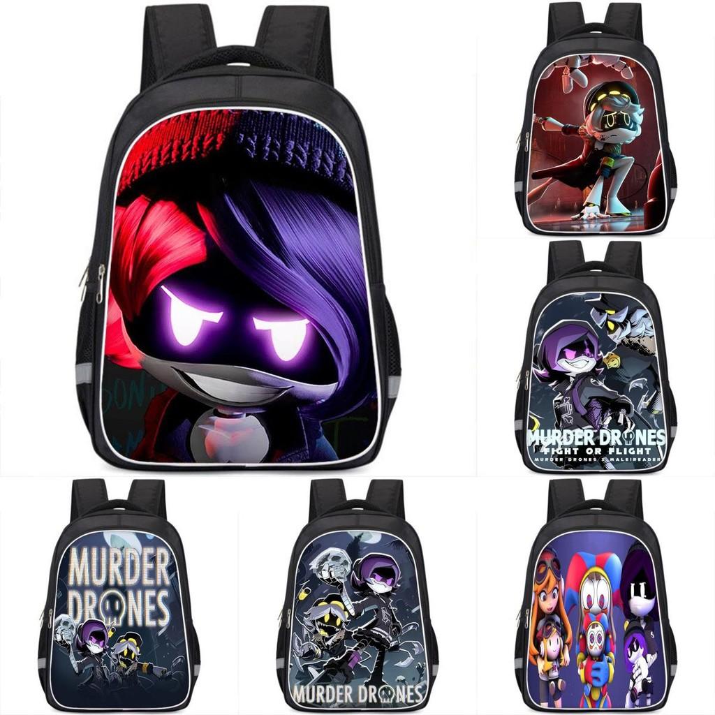 Durable Oxford Cloth Murder Drones Plush Backpack Large Capacity Anime Series
