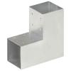 Post Connectors 4 Pcs L Shaped Galvanized Metal 91 X 91 Mm