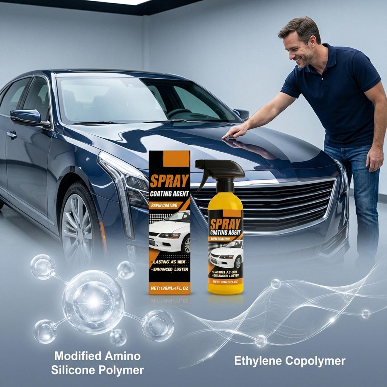 

Car Coating Spray - Car Exterior Coating Refurbishment, Maintenance, Cleaning, Stain Removal, Removal, and Brightening - 120ml One Size