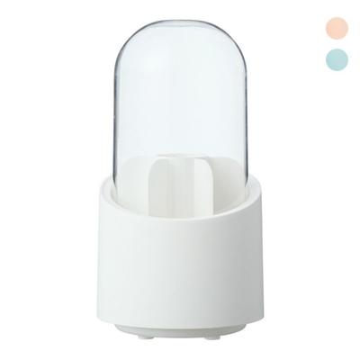 360° Rotating Makeup Brush Holder with Lid Large-Capacity Spinning Brush Storage Dust-proof Cosmetic Storage Tools Pen Holder