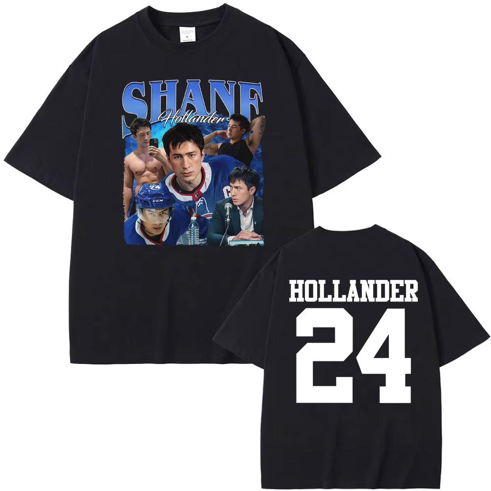 Heated Rivalry Ilya Rozanov Shane Hollander 24 T Shirt Unisex Women Fashion Trend Retro Tee Shirt High Quality Casual Cozy Tshirts