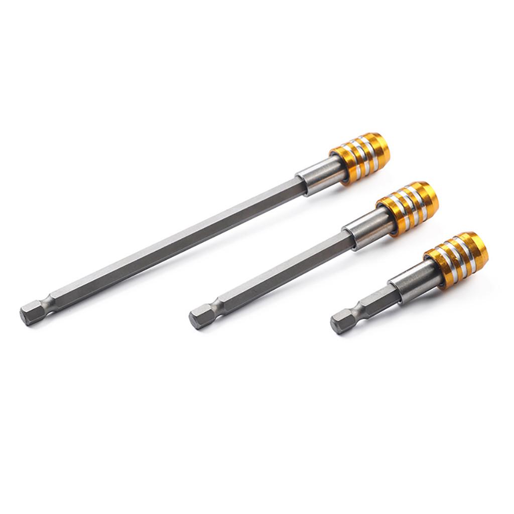 Magnetischer Schraubendreher mit Sechskantschaft, Schnellspanner, Verlängerungshalter, Bit-Set, 3-teilig