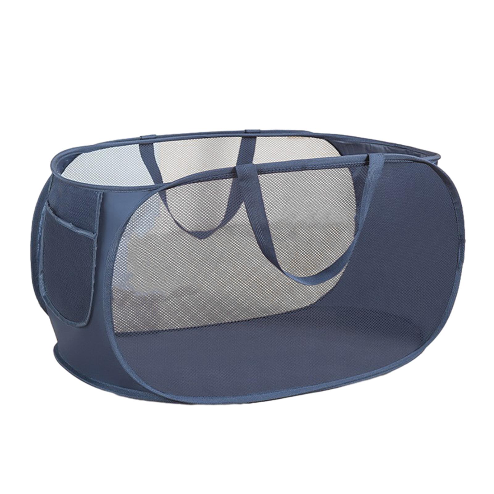 

Складная корзина для белья, органайзер для грязной одежды, сетчатый мешок для хранения одежды в ванной, бытовая настенная корзина, каркасное ведро Single глубокий