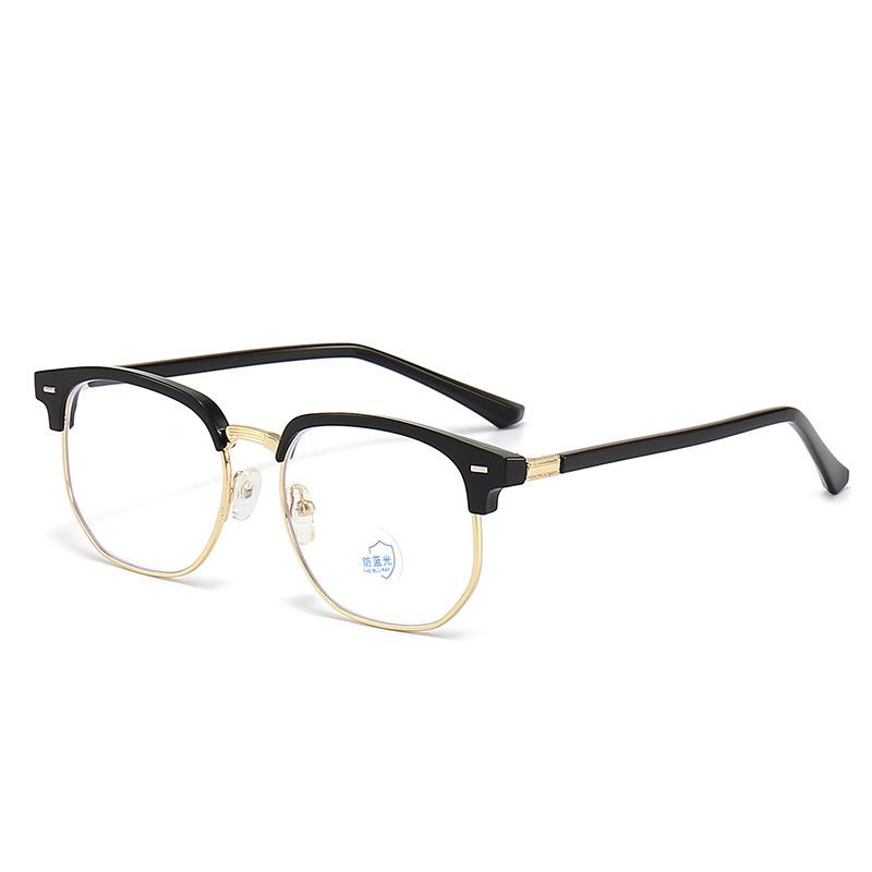 Photochromic Anti Radiation Glasses Eyeglass Eyeglasses for Woman Men Vintage Eyebrow Frame Glasses Fashion Eyewear