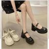 Women Mary Jane Shoes Ladies Concise Outdoor Pumps Spring Autumn Cute Single Shoe Women Dress Leather Lolita Shoes Women Loafers