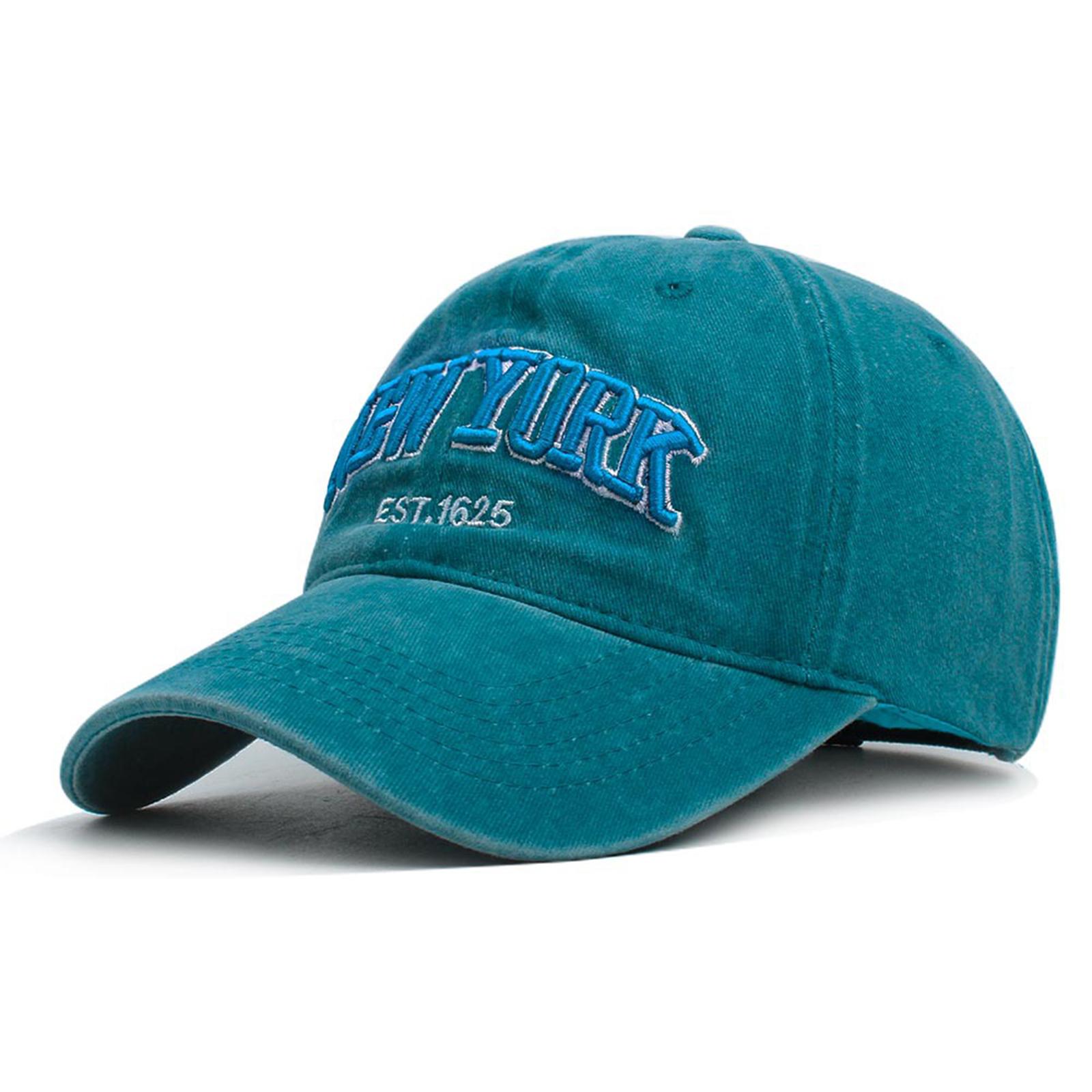 Unisex Letter Embroidered Hat Outdoor Baseball Cap зелёный