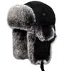 Gorro de Esquí Grueso para Hombre: Estilo Lei Feng de Otoño/Invierno, Protección para las Orejas, a Prueba de Frío, Algodón, para Ciclismo al Aire Libre