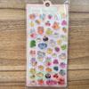 4-Pack Adorable BONBON DROP Transparent Cartoon Stickers - Sparkly Embellishments for Notebooks BulingBulingStickers Store