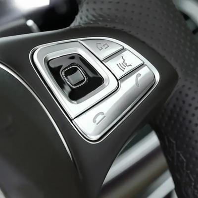 Steering Wheel Buttons Sequ Decoration Cover Trim For Mercedes Benz E Class W213 2016-2018 Car Styling Interior Accessories