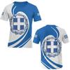 Greece Sports Graphic Short-Sleeve T-Shirt, Casual Wear