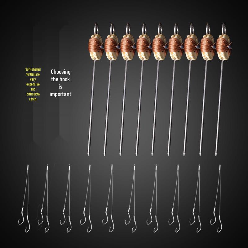 Unbeaufsichtigtes gerades Haken-Angelgerät für Wels und Aal