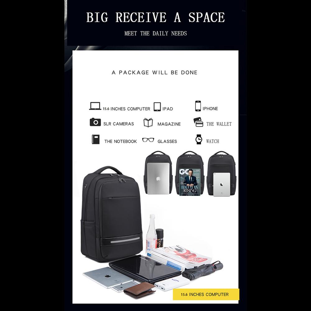 New Backpack Simple Usb Oxford Cloth Computer Men's Bag Leisure Backpack Gift Business Backpack Men's Backpack Student
