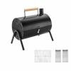 Portable Charcoal Grill Lidded Folding Easy To Assemble for Patio