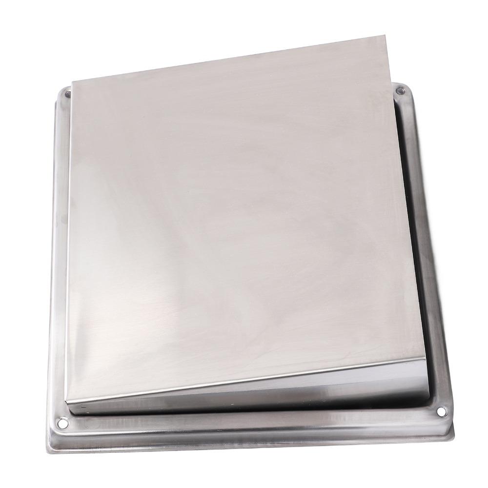 Durable Stainless Steel Dryer Vent Cover Mesh Screen Square Exterior Wall Vent Cover Exhaust Vent Hood Bathroom