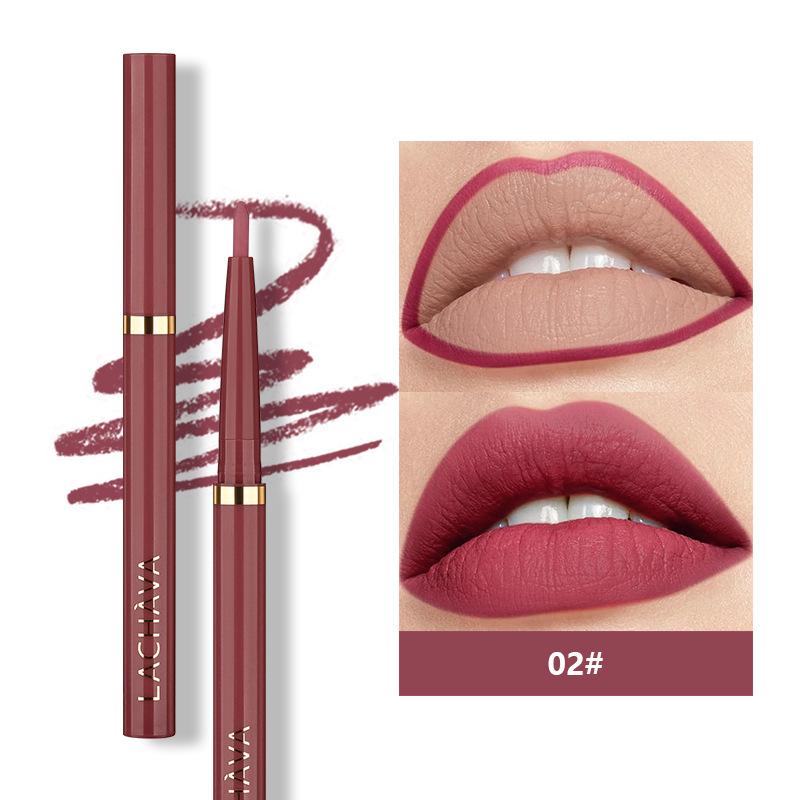 JYL LACHAVA Matte Nude Lipliner Outlines the Lips 12 Color Beauty Mouth Red Lip Marker