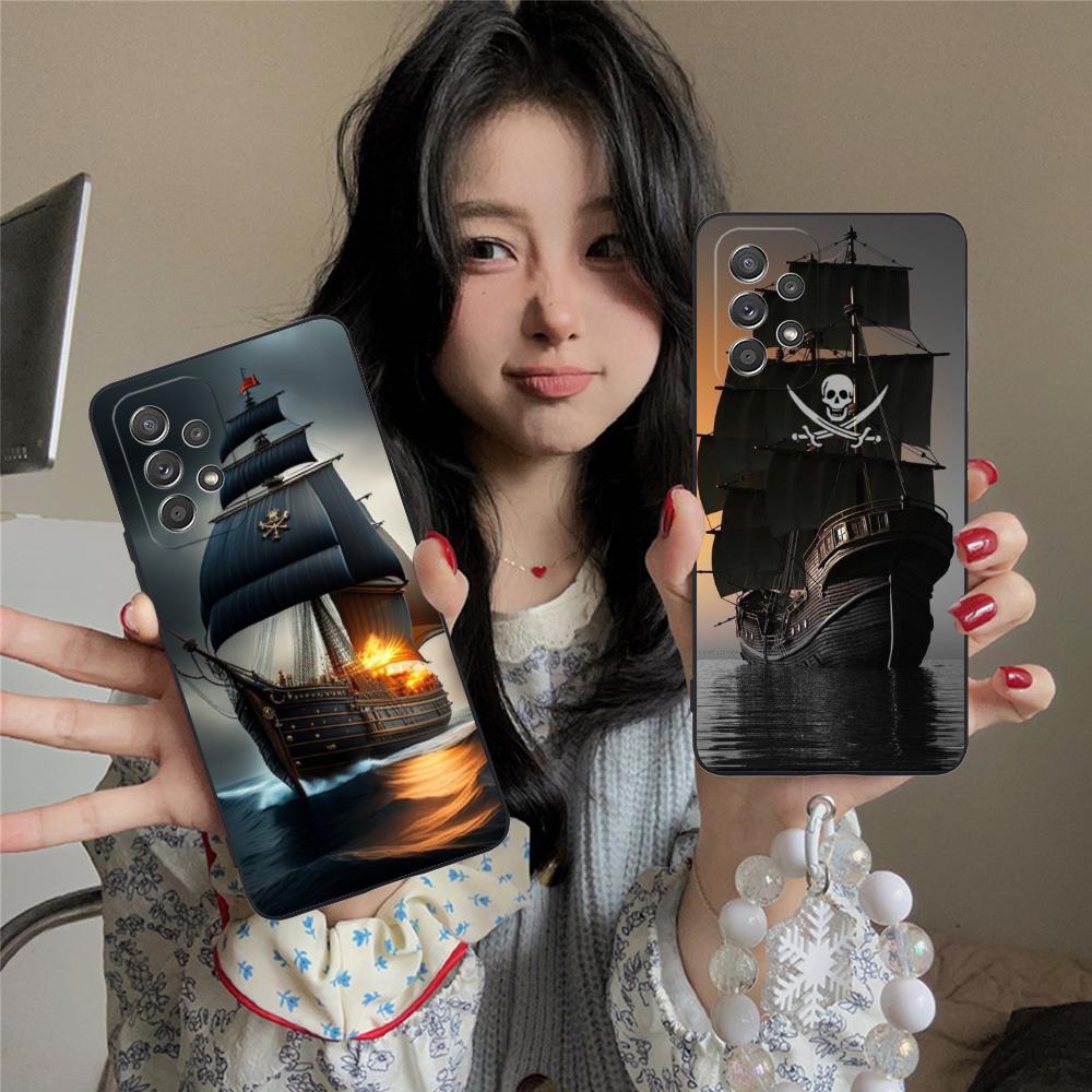Pirate Corsair Mobile Phone Case for Samsung Galaxy M55 54 42 35 34 33 32 23 22 15 14 13 12 F55 5G Colorful Cover Luxury Pretty