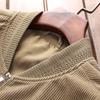 Men's Loose-Fit Corduroy Baseball Jacket - Spring/Autumn Casual Versatile Plus Size