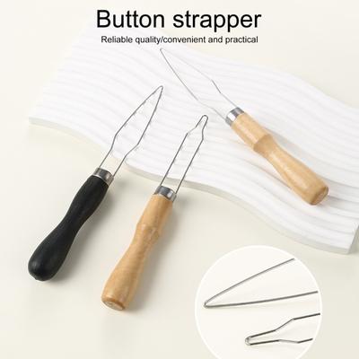 Button Assist Tool Anti-deformace DIY Lehké oděvy Košile Tažení jednou rukou Stahovák zipu Domácí potřeby