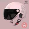 3C Certified Unisex Electric Motorcycle Helmet: All-Season, Sun-Protective, Half-Helmet for Safety