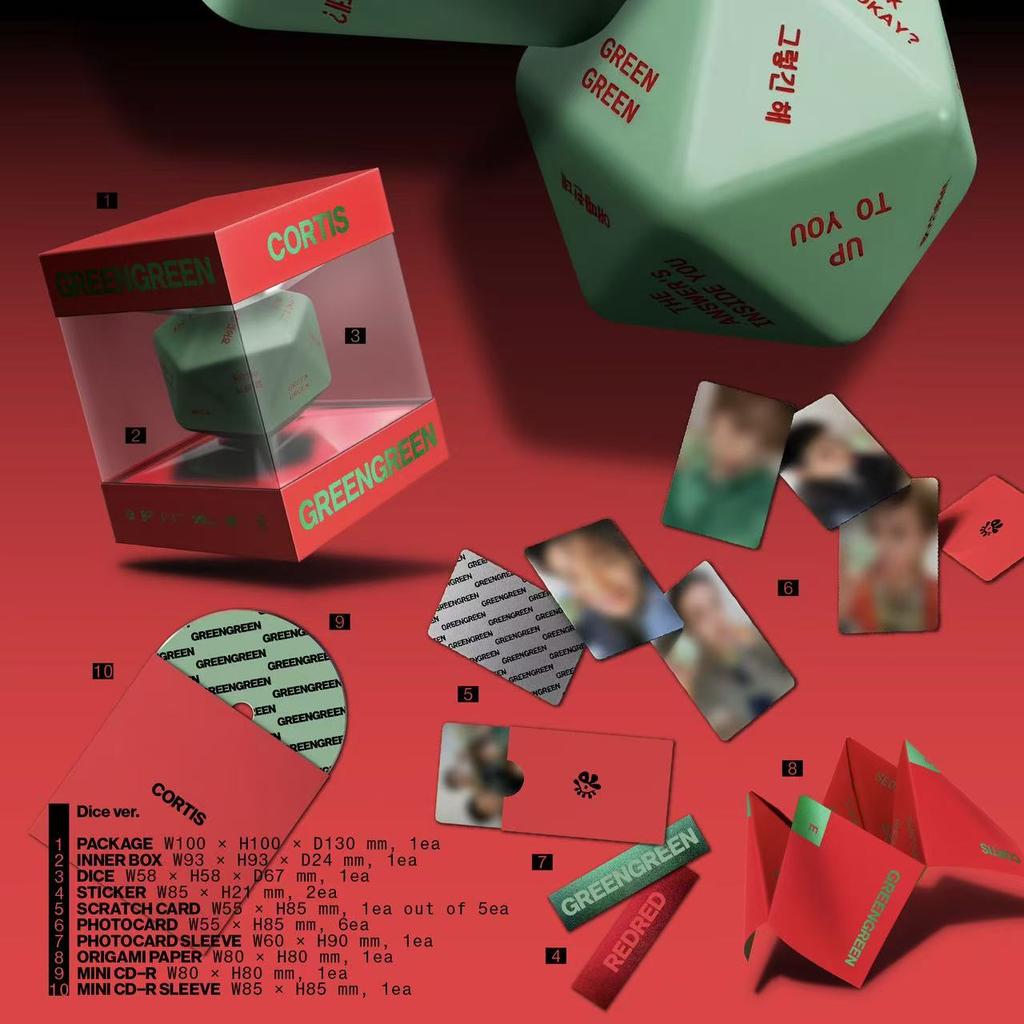CORTIS  2nd EP Album [GREENGREEN] (Dice Ver.)