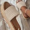 Fashion Shevalues Women's New Weave Slippers 2025 Fashion Thick Bottom Beach Shoes Soft Comfort Summer Slides Lady Casual House Sandals