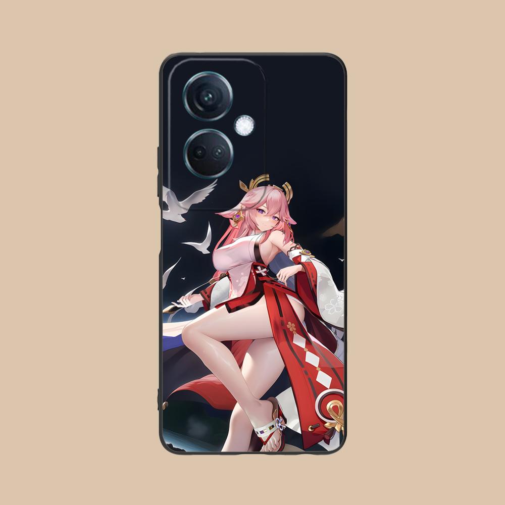 

Game GI Miko Matte TPU Mobile Phone Case for OPPO Find X9 X8 X7 X6 X5 X3 X2 Plus s Pro Ultra Lite Colorful Printing Cover OPPO Find X2 Pro