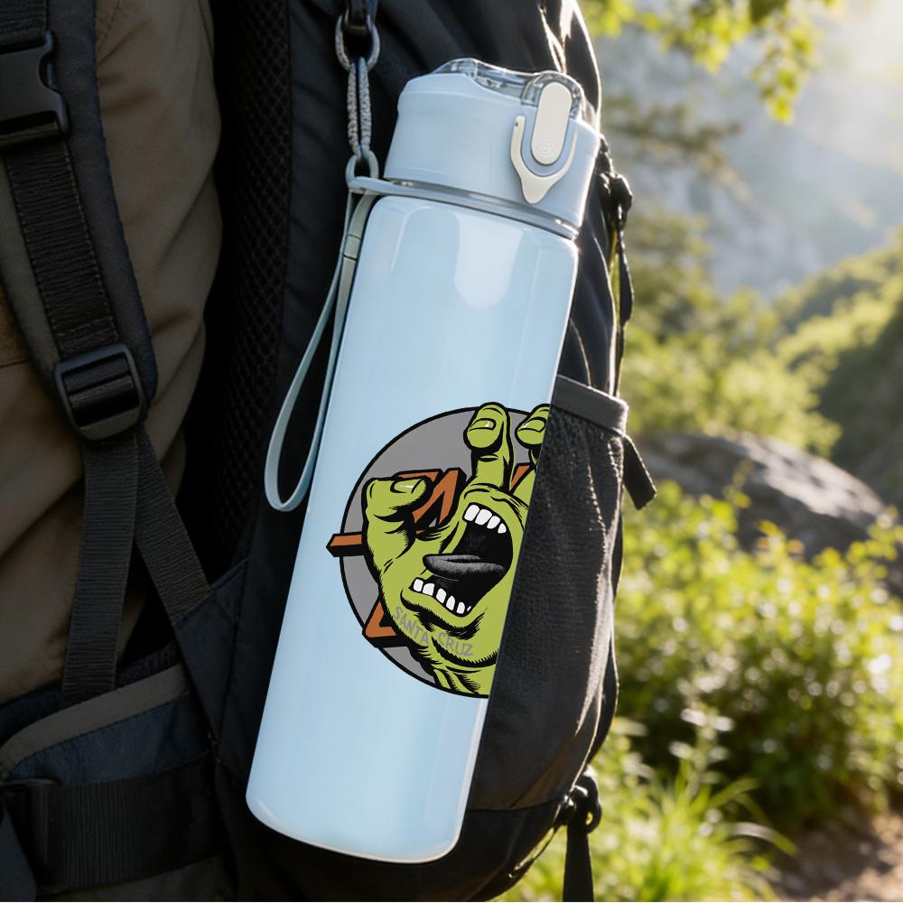 1PC Vintage Band Colorful Group Collage Print 750ml Portable Sports Water Bottle Leakproof Gym Outdoor Travel Drink Cup
