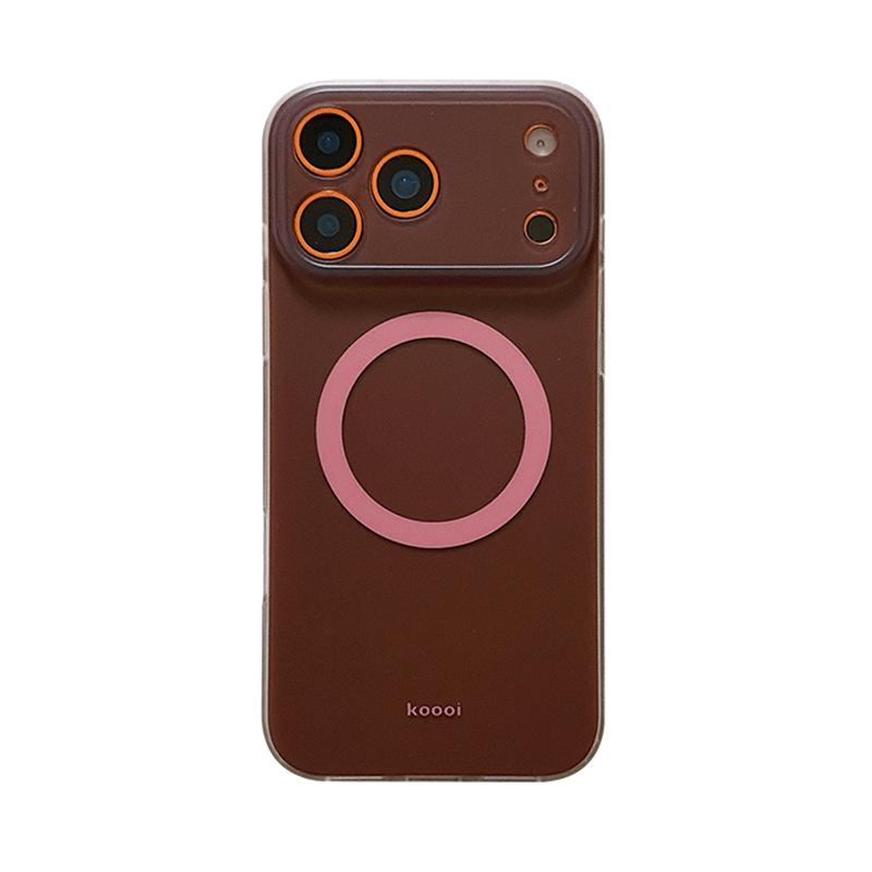 Ins Fashion Colorful For MagSafe Phone Case For iPhone 17 Pro Max 16 15 14 13 Magnetic Wireless Charge Back Cover