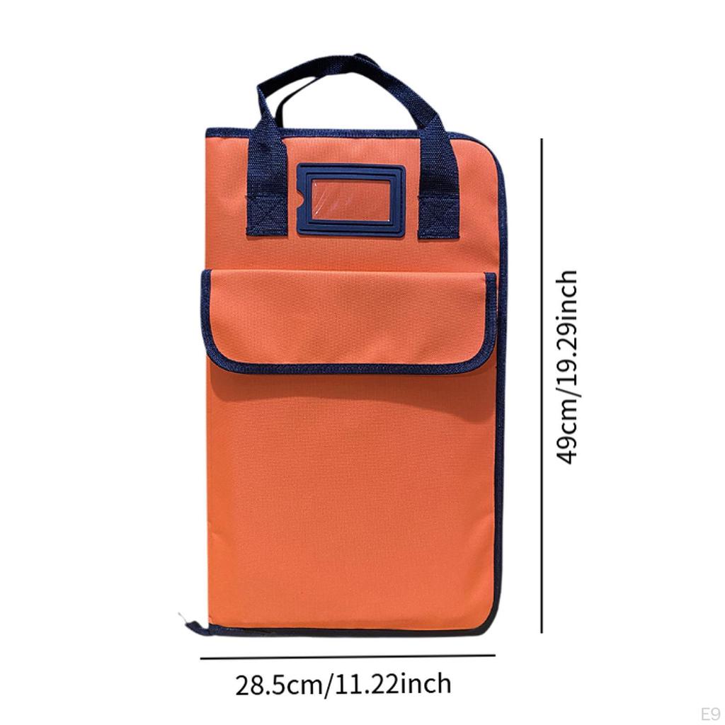 Carrying Case for Drumsticks with Pouch and Handle