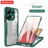 PocoX6 360 Full Body Front+Back Clear Case Shelluxe For Xiaomi POCO X6 Pro Pocophone X6Pro 5G Silicone Double Sided Phone Cover