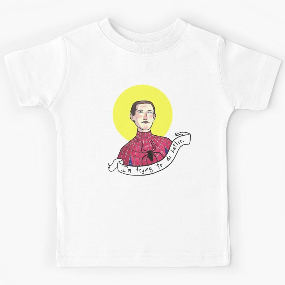 Peter Parker l I m trying to do better. Kids T-Shirt 150