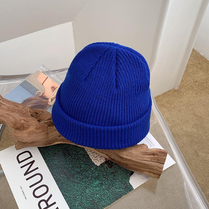 Women's Winter Wool Hat Trendy Korean Pullover Hat Versatile Cold Hat Korean Version Japanese Warm Confinement Knit Hat Autumn and Winter