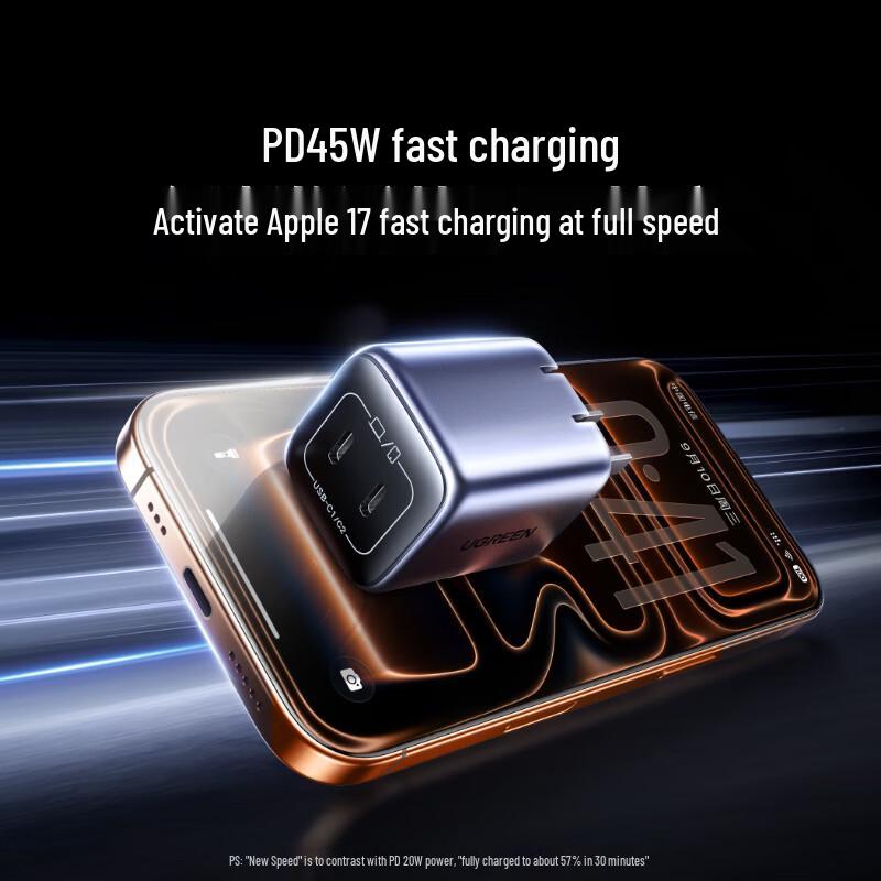 UGREEN 45W GaN Dual-Port Fast Charger