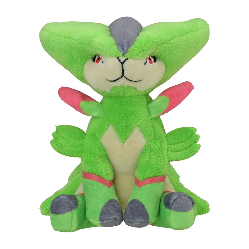Pokémon Center Original 640 Plush Toy Pokémon Fit Virizion 13 X 10.5 X 9 (H X W X D: Cm)